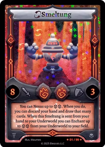 Smeltung (Serialized) (x/99), Organized Play Series 4 — Elestrals card price