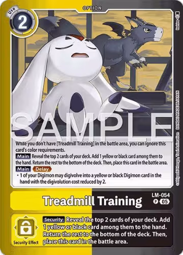 Treadmill Training (LM-054 P) — card price