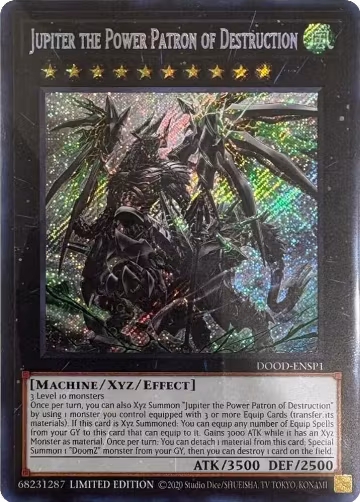 Jupiter the Power Patron of Destruction (SR) (DOOD-ENSP1) (DOOD-ENSP1), Doom of Dimensions — Yu-Gi-Oh! card price