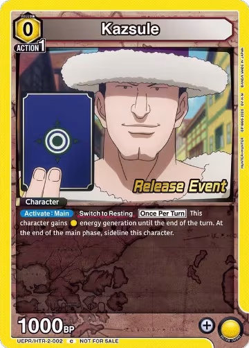 Kazsule (UEX04BT/HTR-2-002), UEX04BT: HUNTER X HUNTER Vol.2 Release Event Cards — Union Arena card price