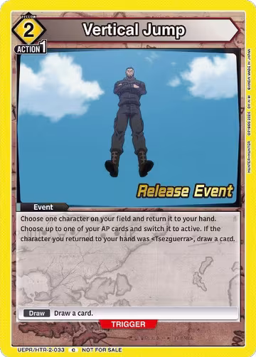 Vertical Jump (UEPR/HTR-2-033), UEX04BT: HUNTER X HUNTER Vol.2 Release Event Cards — Union Arena card price