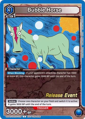 Bubble Horse (UEPR/HTR-2-039), UEX04BT: HUNTER X HUNTER Vol.2 Release Event Cards — Union Arena card price