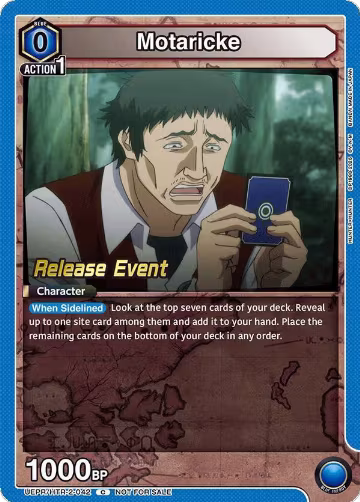 Motaricke (UEPR/HTR-2-042), UEX04BT: HUNTER X HUNTER Vol.2 Release Event Cards — Union Arena card price