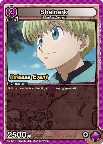 Shalnark (UEPR/HTR-2-052), UEX04BT: HUNTER X HUNTER Vol.2 Release Event Cards — Union Arena card price