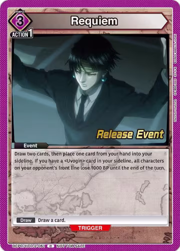 Requiem (UEPR/HTR-2-061), UEX04BT: HUNTER X HUNTER Vol.2 Release Event Cards — Union Arena card price