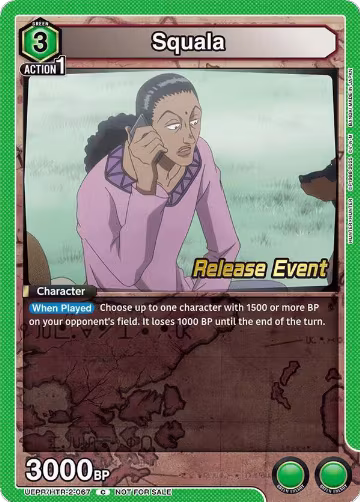 Squala (UEPR/HTR-2-067), UEX04BT: HUNTER X HUNTER Vol.2 Release Event Cards — Union Arena card price