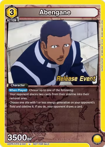 Abengane (UEPR/HTR-2-001), UEX04BT: HUNTER X HUNTER Vol.2 Release Event Cards — Union Arena card price