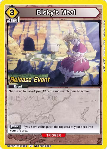 Bisky's Meal (UEPR/HTR-2-036) — card price