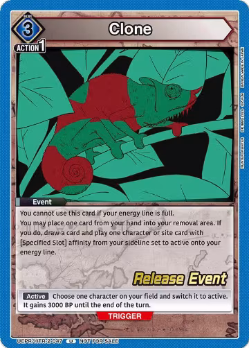 Clone (UEPR/HTR-2-047), UEX04BT: HUNTER X HUNTER Vol.2 Release Event Cards — Union Arena card price