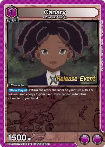 Canary (UEPR/HTR-2-056), UEX04BT: HUNTER X HUNTER Vol.2 Release Event Cards — Union Arena card price