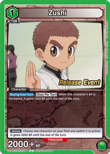 Zushi (UEPR/HTR-2-068), UEX04BT: HUNTER X HUNTER Vol.2 Release Event Cards — Union Arena card price