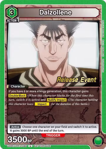 Dalzollene (UEPR/HTR-2-069), UEX04BT: HUNTER X HUNTER Vol.2 Release Event Cards — Union Arena card price
