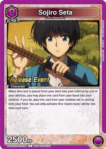 Sojiro Seta (056) (UEPR/RNK-1-056), Rurouni Kenshin Release Event Cards — Union Arena card price