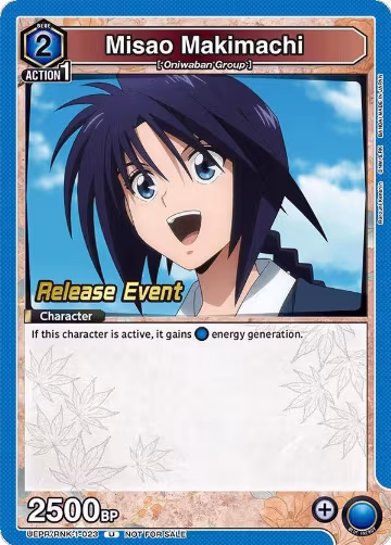 Misao Makimachi (023) (UEPR/RNK-1-023), Rurouni Kenshin Release Event Cards — Union Arena card price
