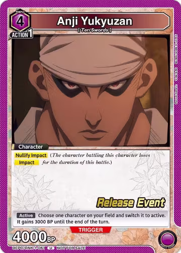 Anji Yukyuzan (UEPR/RNK-1-061), Rurouni Kenshin Release Event Cards — Union Arena card price