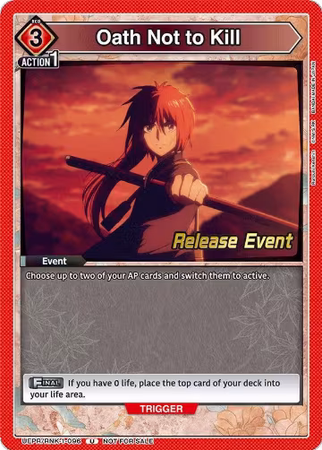 Oath Not to Kill (UEPR/RNK-1-096) — card price