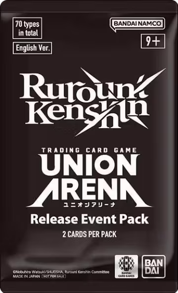 Rurouni Kenshin - Release Event Pack, Rurouni Kenshin Release Event Cards — Union Arena sealed product price