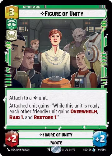 Figure of Unity (104/264), Secrets of Power — Star Wars card price