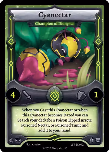 Cyanectar - Champion of Dionysus (LST-SD012), Divine Champions: Lifestream Starter Decks — Elestrals card price