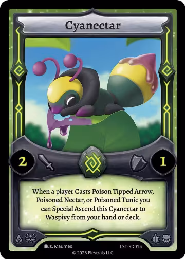 Cyanectar (LST-SD015), Divine Champions: Lifestream Starter Decks — Elestrals card price