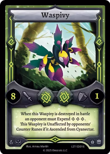 Waspivy (LST-SD016), Divine Champions: Lifestream Starter Decks — Elestrals card price