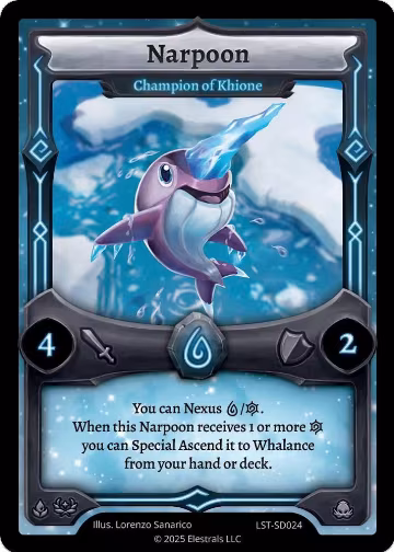 Narpoon - Champion of Khione (LST-SD024), Divine Champions: Lifestream Starter Decks — Elestrals card price