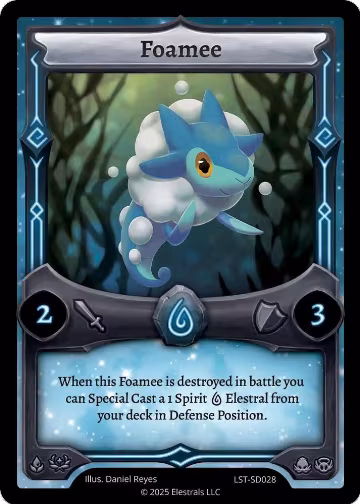 Foamee (LST-SD028), Divine Champions: Lifestream Starter Decks — Elestrals card price