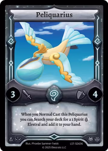 Peliquarius (LST-SD036), Divine Champions: Lifestream Starter Decks — Elestrals card price