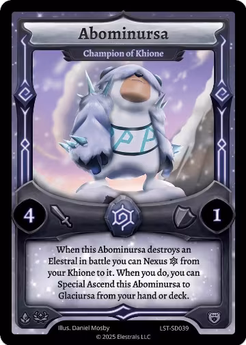 Abominursa - Champion of Khione (LST-SD039), Divine Champions: Lifestream Starter Decks — Elestrals card price