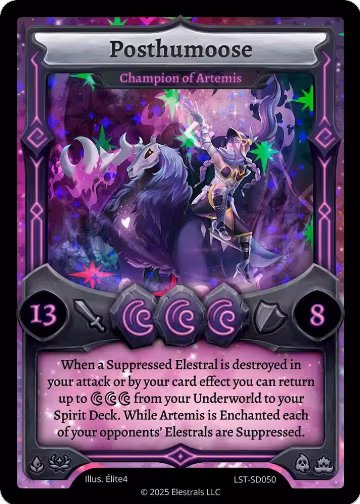 Posthumoose - Champion of Artemis (LST-SD050), Divine Champions: Lifestream Starter Decks — Elestrals card price