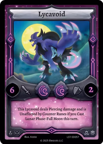 Lycavoid (LST-SD057), Divine Champions: Lifestream Starter Decks — Elestrals card price