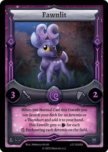 Fawnlit (LST-SD058), Divine Champions: Lifestream Starter Decks — Elestrals card price