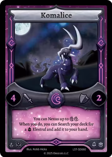 Komalice (LST-SD060), Divine Champions: Lifestream Starter Decks — Elestrals card price