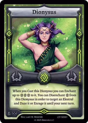 Dionysus (LST-SD061), Divine Champions: Lifestream Starter Decks — Elestrals card price