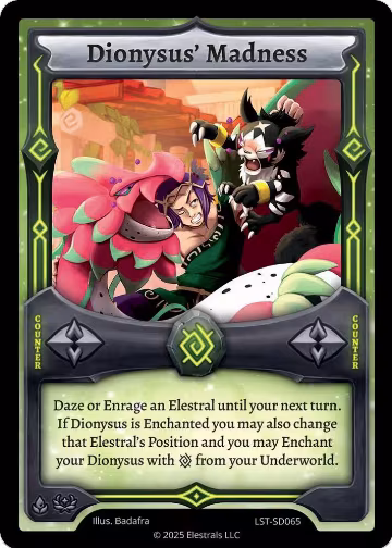 Dionysus' Madness (LST-SD065), Divine Champions: Lifestream Starter Decks — Elestrals card price