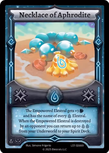 Necklace of Aphrodite (LST-SD069), Divine Champions: Lifestream Starter Decks — Elestrals card price