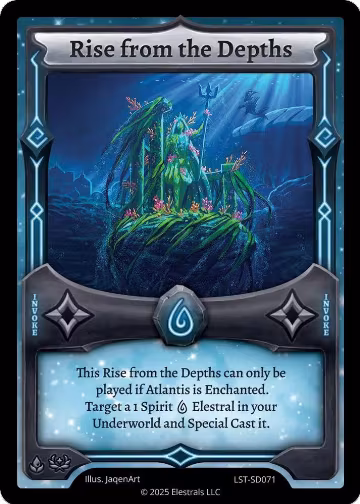Rise from the Depths (LST-SD071), Divine Champions: Lifestream Starter Decks — Elestrals card price
