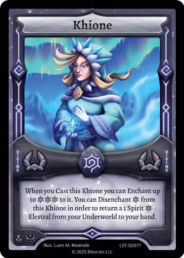 Khione (LST-SD077), Divine Champions: Lifestream Starter Decks — Elestrals card price