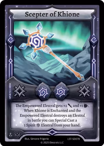 Scepter of Khione (LST-SD078), Divine Champions: Lifestream Starter Decks — Elestrals card price