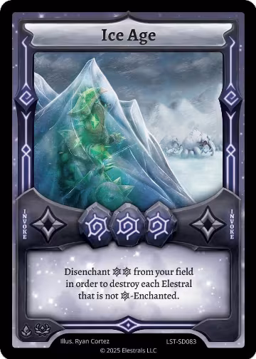 Ice Age (LST-SD083), Divine Champions: Lifestream Starter Decks — Elestrals card price