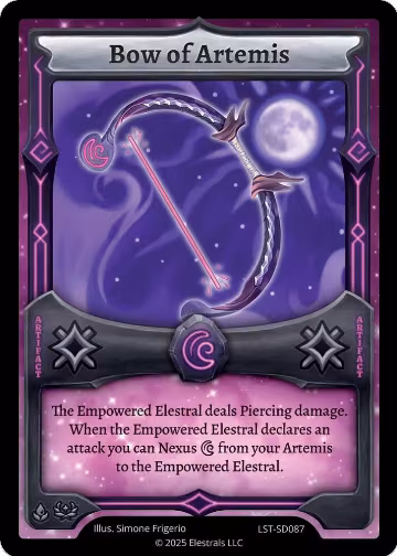 Bow of Artemis (LST-SD087), Divine Champions: Lifestream Starter Decks — Elestrals card price