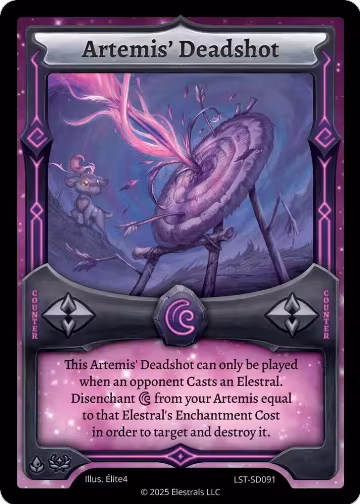 Artemis' Deadshot (LST-SD091), Divine Champions: Lifestream Starter Decks — Elestrals card price
