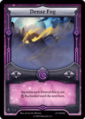 Dense Fog (LST-SD092), Divine Champions: Lifestream Starter Decks — Elestrals card price