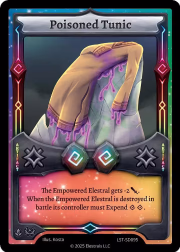 Poisoned Tunic (LST-SD095), Divine Champions: Lifestream Starter Decks — Elestrals card price