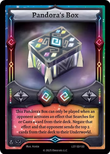Pandora's Box (LST-SD100), Divine Champions: Lifestream Starter Decks — Elestrals card price