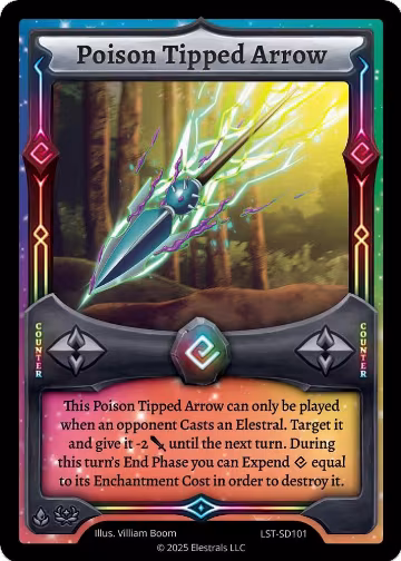 Poison Tipped Arrow (LST-SD101), Divine Champions: Lifestream Starter Decks — Elestrals card price