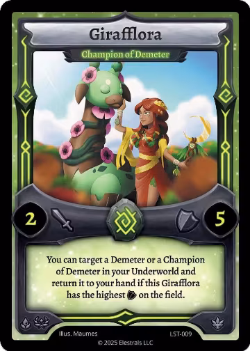 Girafflora - Champion of Demeter (LST-009), Divine Champions: Lifestream — Elestrals card price