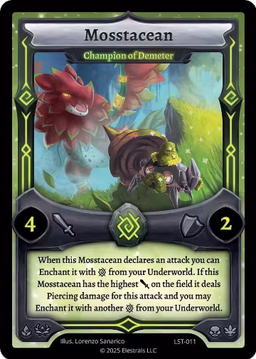 Mosstacean - Champion of Demeter (LST-011), Divine Champions: Lifestream — Elestrals card price