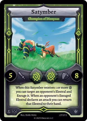 Satymber - Champion of Dionysus (LST-013), Divine Champions: Lifestream — Elestrals card price