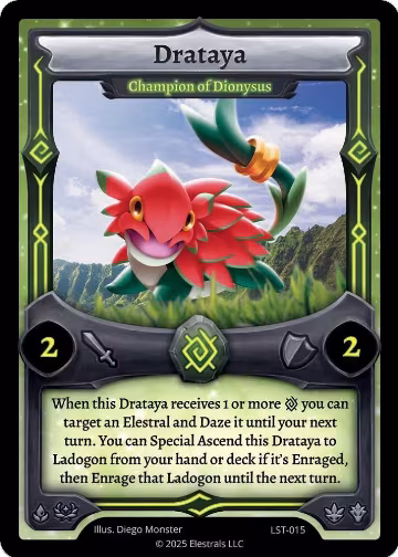 Drataya - Champion of Dionysus (LST-015), Divine Champions: Lifestream — Elestrals card price